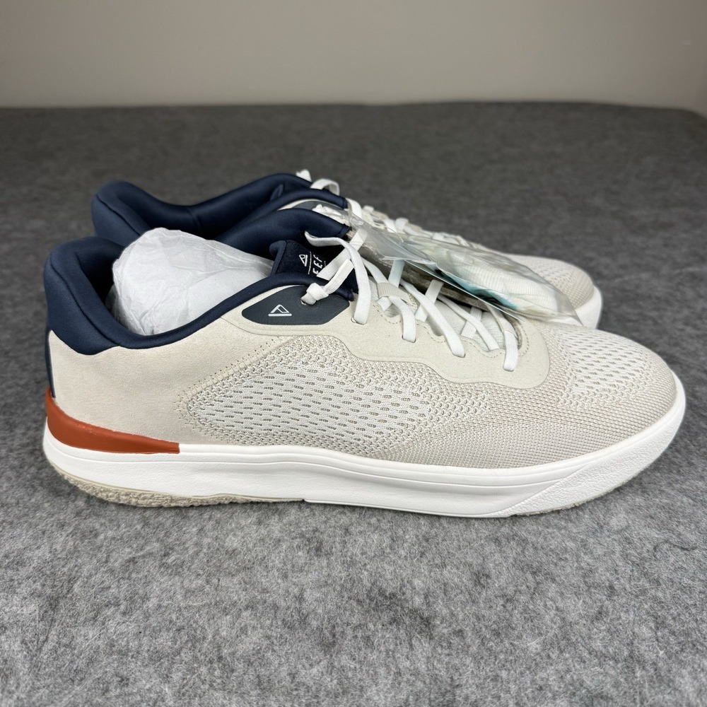 REEF BRAND NEW Shoreline Del Mar Shoes Tan White Navy Red Men's Size 13 - Picture 5 of 9